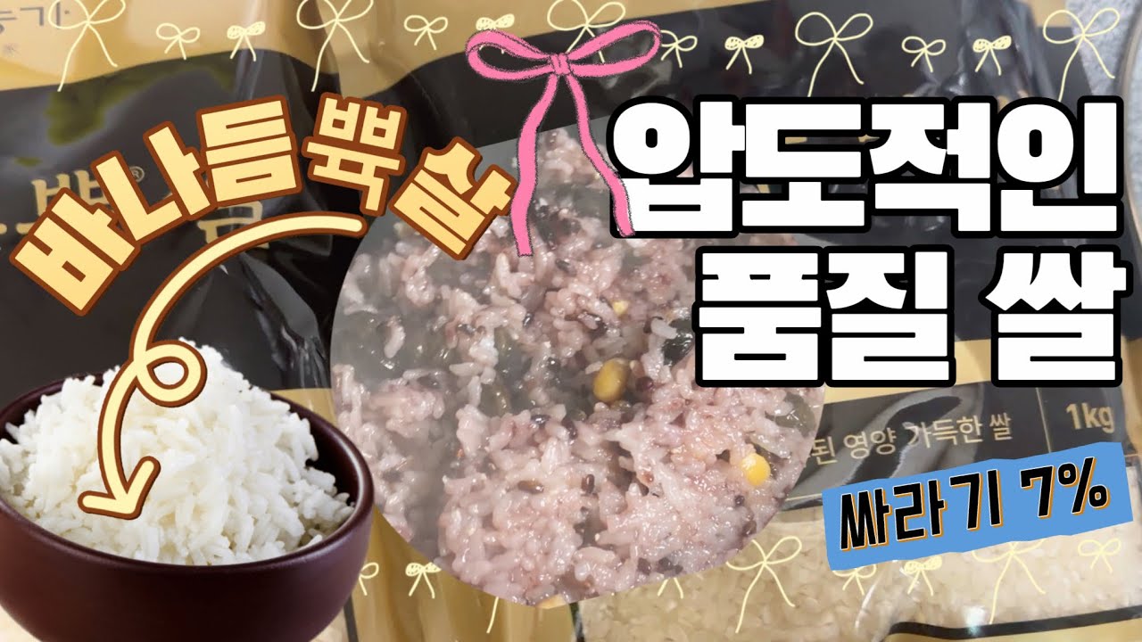 흰쌀밥 마음껏 먹어도 된다고? 일명 '승리의 V쌀' [바나듐뿍쌀, 옳음애, 바나듐쌀]