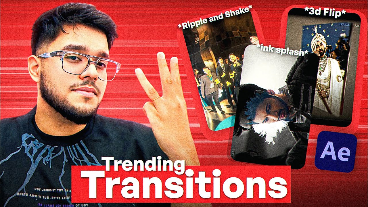 Trending Transitions For Your Edits | After Effects Tutorial🔥