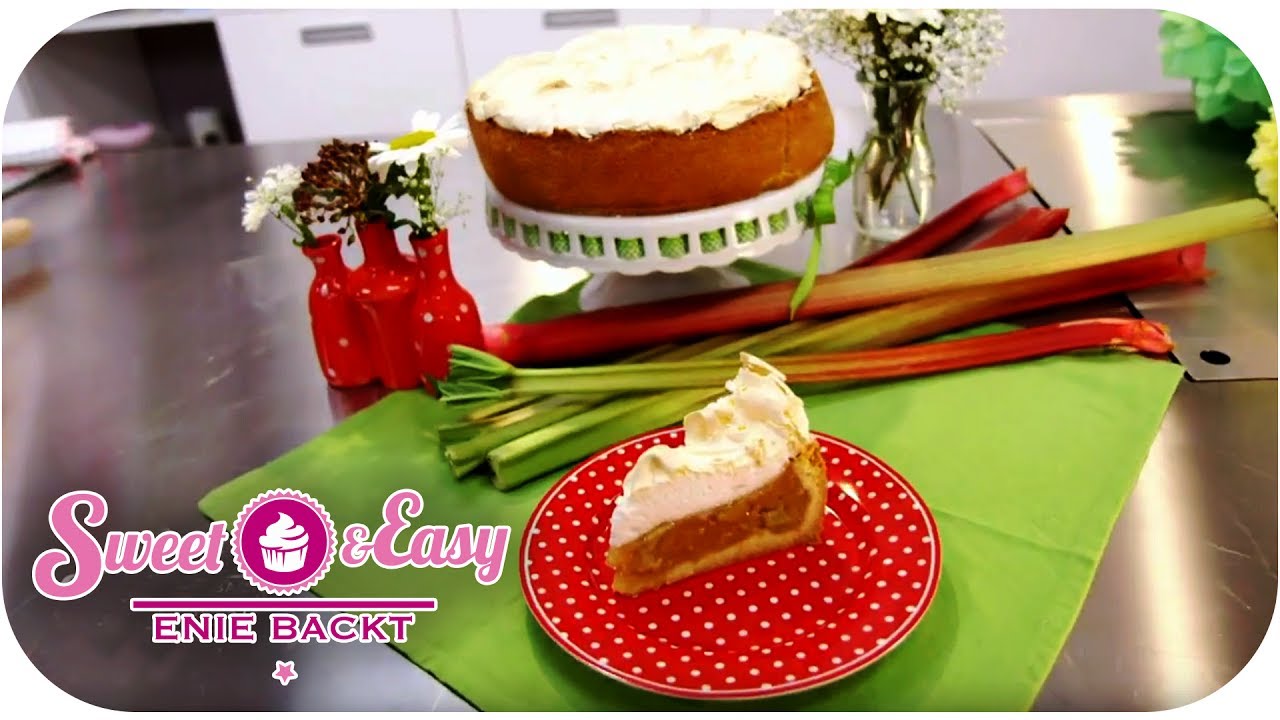Rhabarber-Baiser-Kuchen | Sweet & Easy - Enie backt | sixx