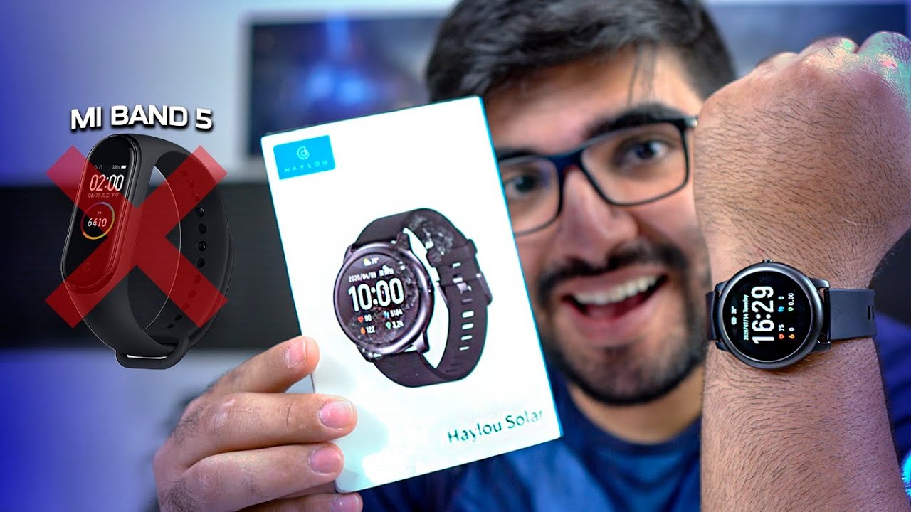 CHEGOU! Xiaomi Haylou Solar! o concorrente de respeito da Mi Band 5 e é mais barato! Unboxing