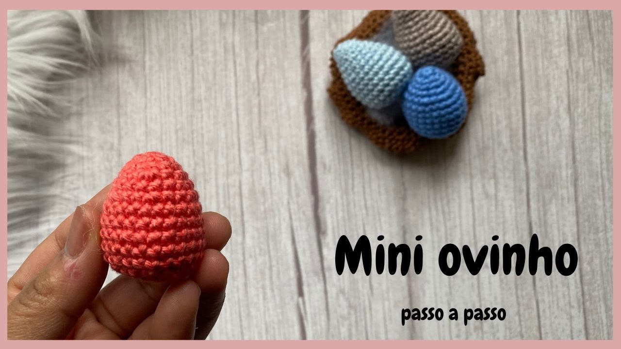Mini ovinho - passo a passo - monte lindos cenários para Pascoa