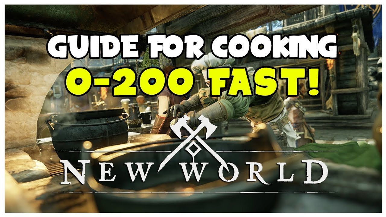 How To Lvl Cooking 0-200 The Easiest Way! | New World Cooking Guide