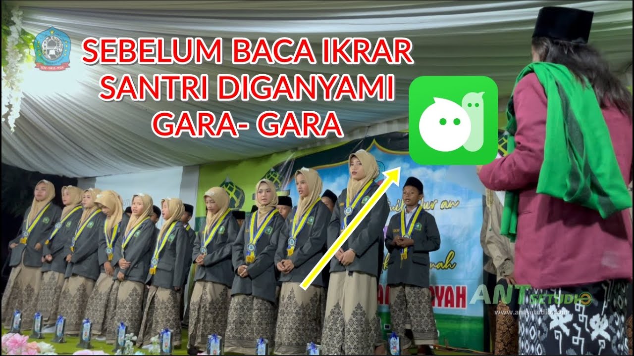Pembacaan Ikrar Santri MDTU - MDTW Al Hidayah Setu Tarub Tegal