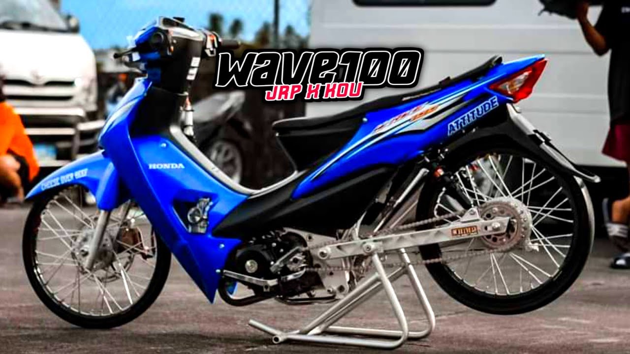 Суперчистый концепт уличного байка Honda Wave100 | JRP + KOU MAHACHAI + KINGU