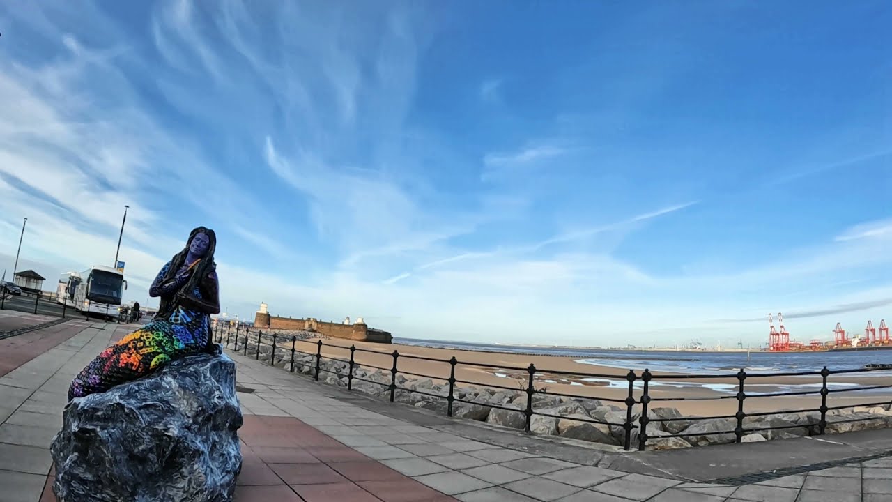 New Brighton towards Seacombe walk 09.12.21