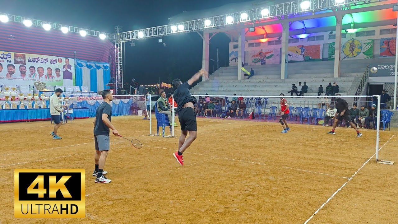Outdoor badminton Tournament- QUARTERFINAL #outdoor #badmintontrickshot 