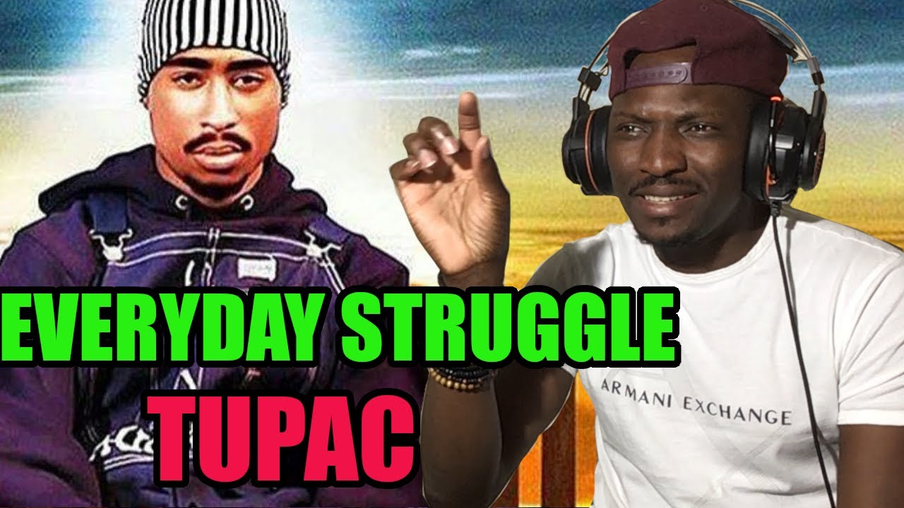 HE IS ALWAYS ON POINT!!!! TUPAC - EVERYDAY STRUGGLE | Reaction #Tupac #2Pac #Pac #TupacShakur