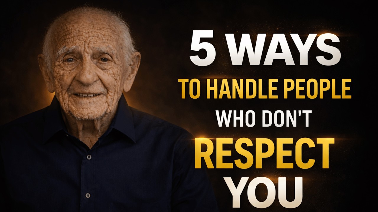 When People Disrespect You… Do These 5 Things