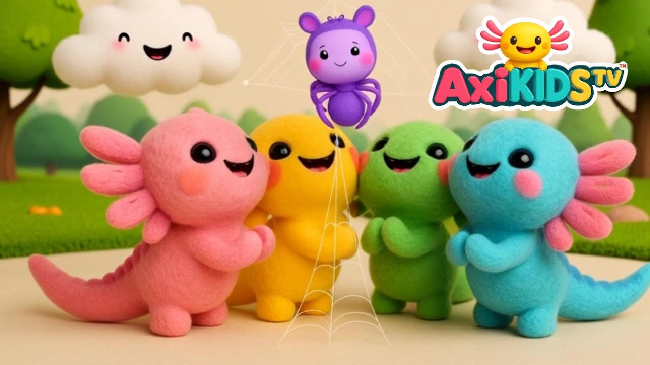 Witsi Witsi Araña La Versión Más Divertida y Viral 🕷️🌞🎠Canción Infantil Axi Kids Español