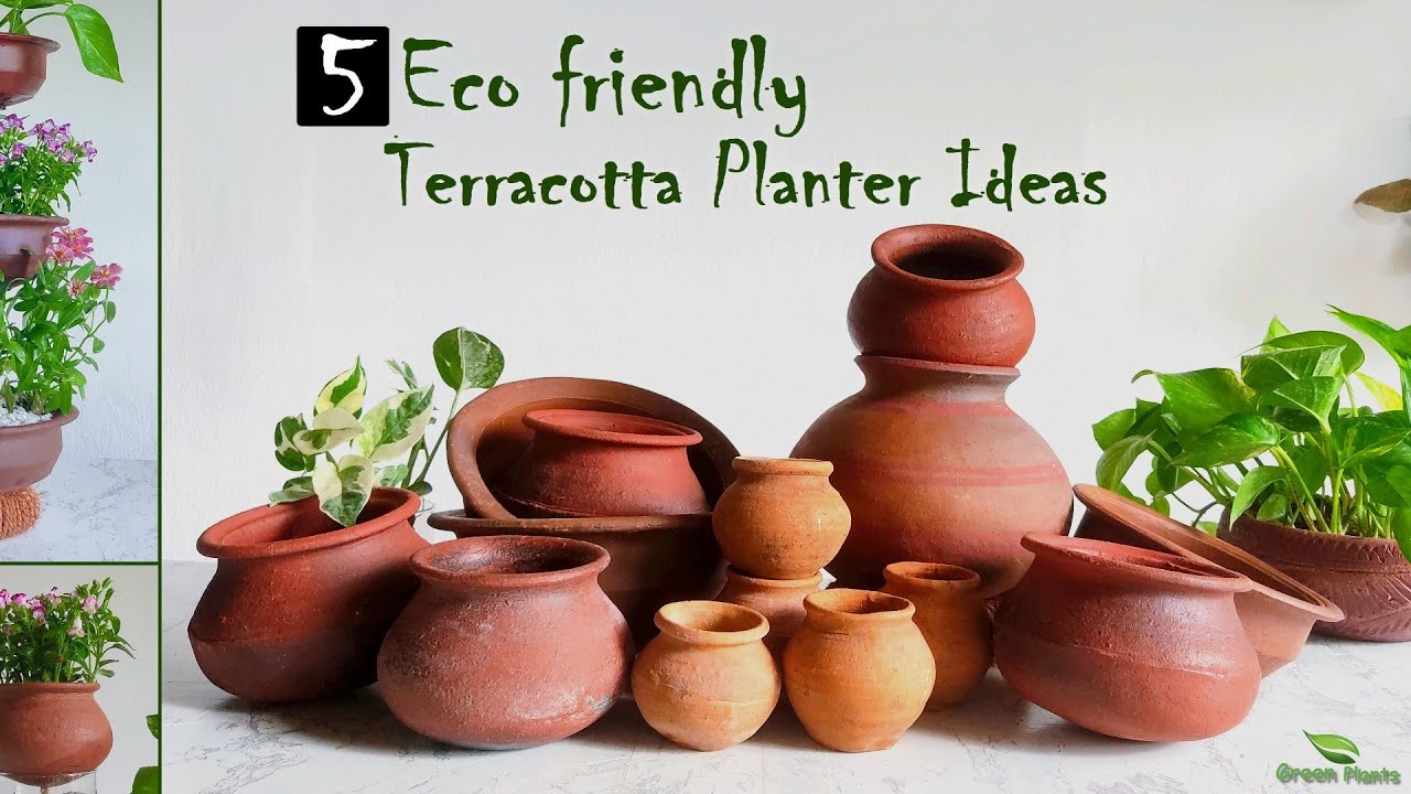 5 Easy Eco friendly Terracotta Planter Ideas For House Plants You'll Love//GREEN PLANTS