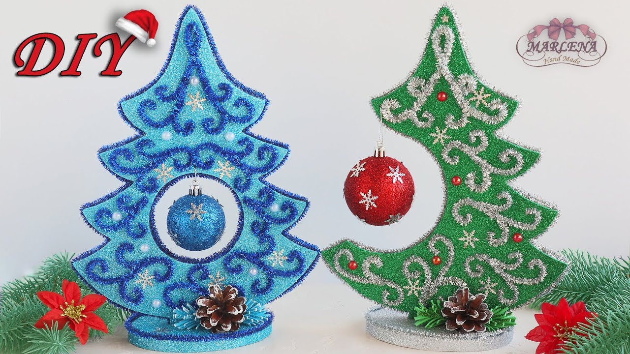 🎄 НОВОГОДНЯЯ ЁЛОЧКА из ФОАМИРАНА 🎄 Christmas_tree DIY