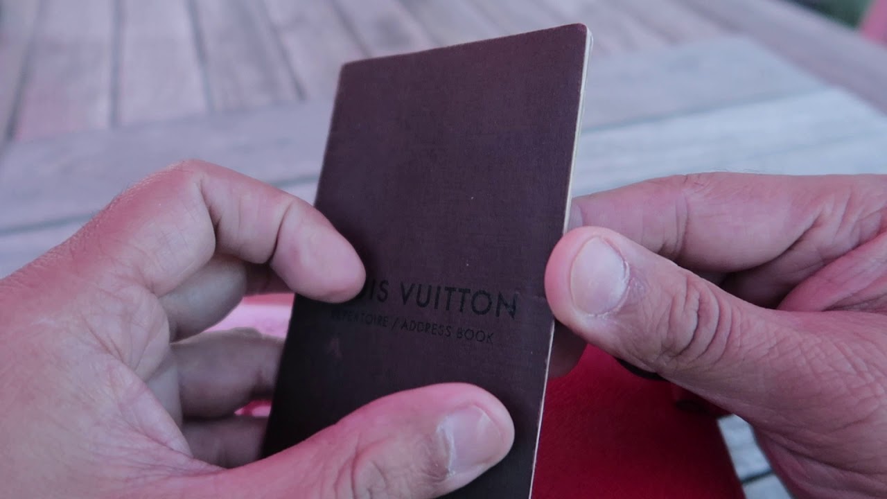 Turning a Louis Vuitton PM Agenda to a Travelers Notebook style agenda
