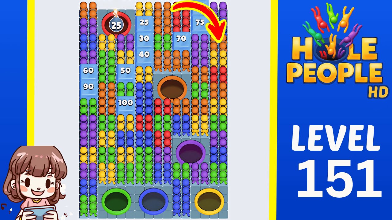 Hole People Level 151 Solution Walkthrough