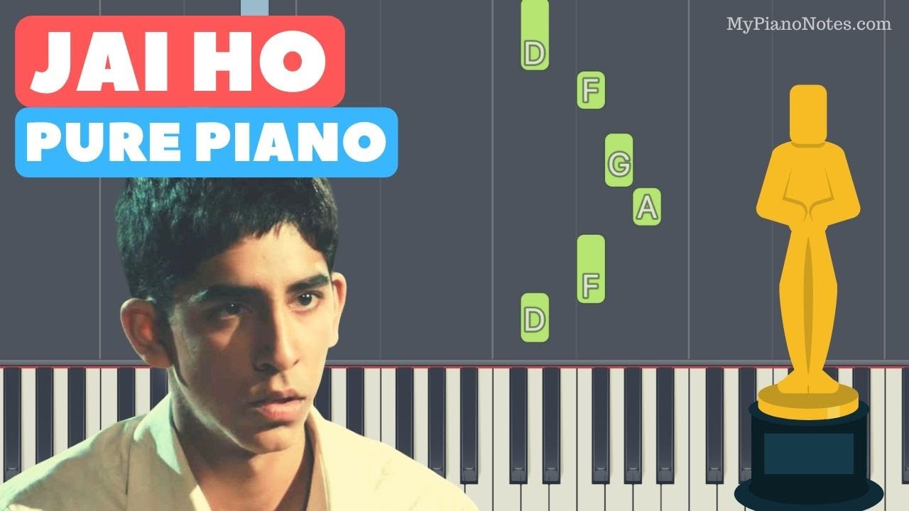 Jai Ho - Piano Cover & Tutorial | Slumdog Millionaire
