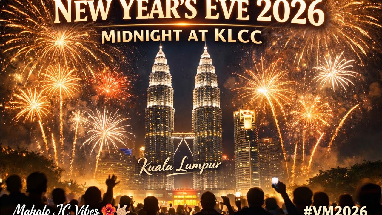 Midnight Under the Twin Towers &mdash; KLCC Suria&rsquo;s 2026 New Year Countdown Spectacle! 🌟🇲🇾 ~ Mahalo JC