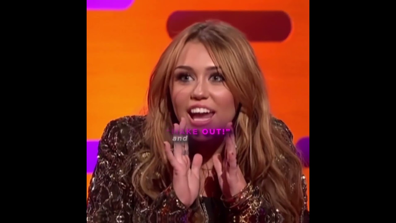 Miley Cyrus frolicked too much on that show...
