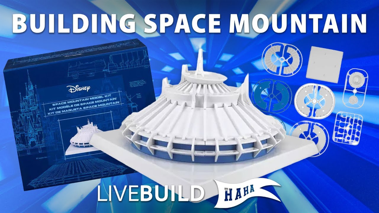 Space Mountain Model - Disneyland  - Live Build & Chat