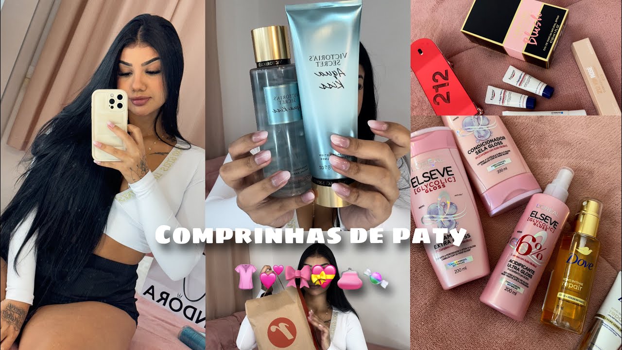 COMPRINHAS DE PATY | perfumes, cosméticos de farmácia, roupa e maissss | quase fali  kkkk🎀