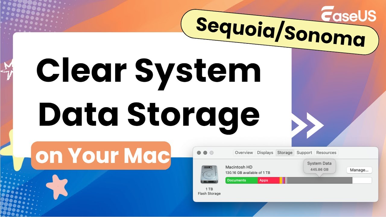 Как очистить хранилище системных данных в macOS Sequoia/Sonoma