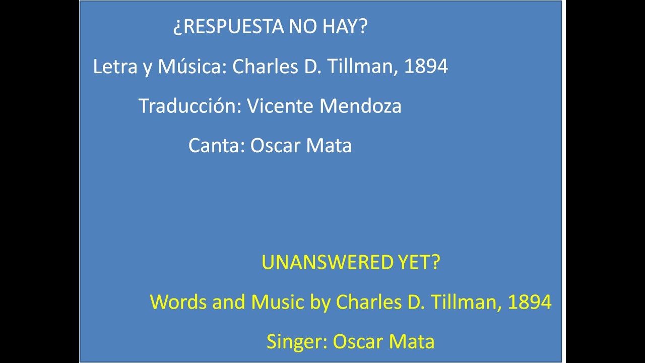 (300 Himnario - 156 SF) ¿Respuesta No Hay? Con letra - Unanswered yet?