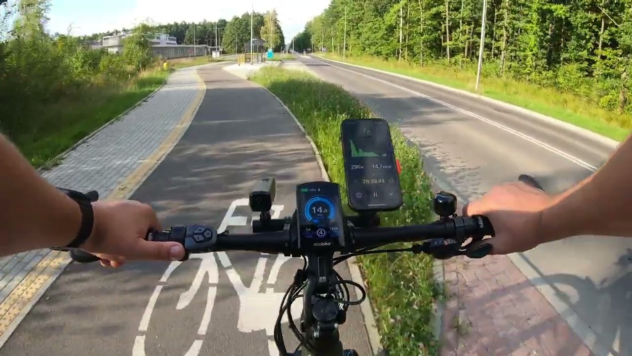 ECObike SX300 - 22 km na samym silniku elektrycznym #ecobike #sx300 #rowerelektryczny