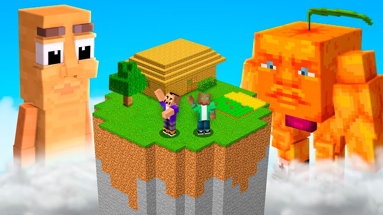 Atrapados en un SOLO CHUNK de BRAINROT en Minecraft!