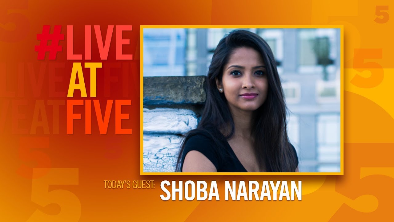 Broadway.com #LiveatFive with Shoba Narayan