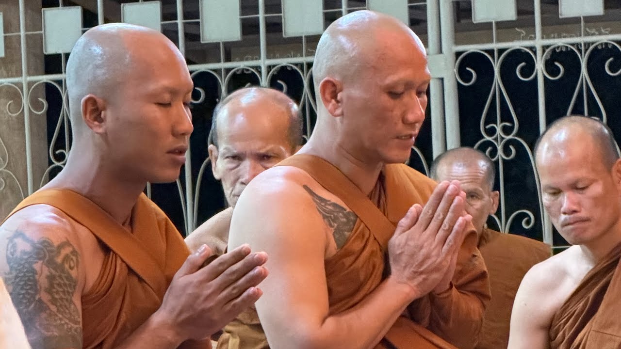 17/02/69 บวชพระเข้าสู่พุทธอุทยานที่พักสงฆ์วัดป่าบ่อน้ำพระอินทร์