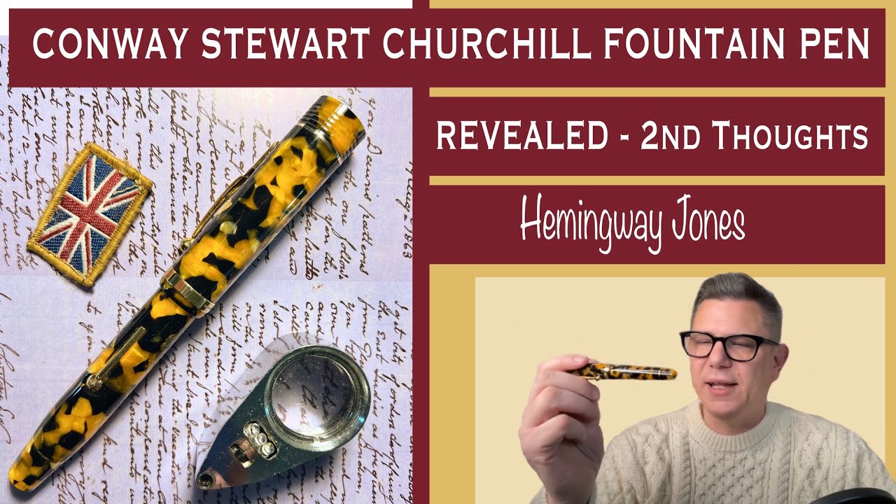Что я хотел бы знать о перьевой ручке Conway Stewart Churchill.