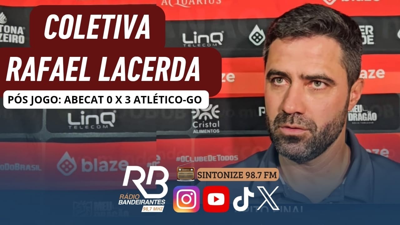 Rafael Lacerda analisa vitória do Atlético Goianiense | Coletiva pós-jogo