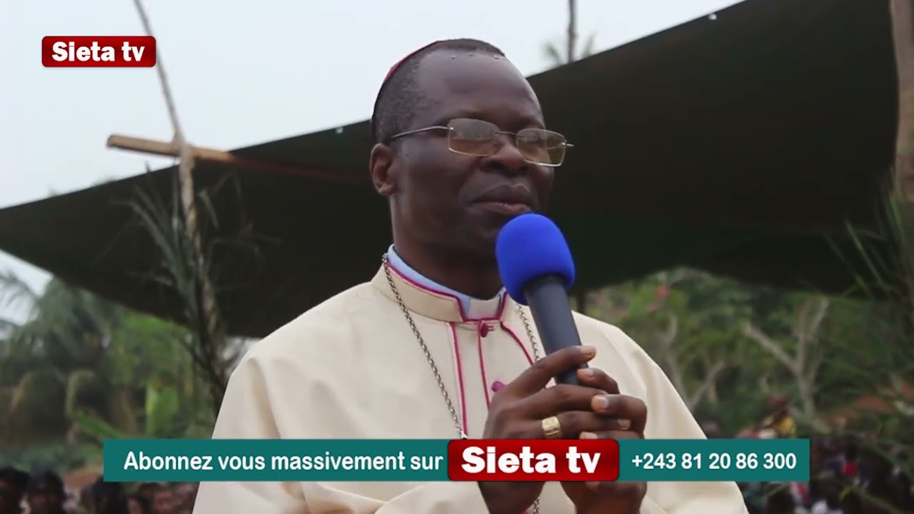 DIOCÈSE D'INONGO  ACCEUIL MGR DONATIEN À MBIEN KASAI ET DUNGU.