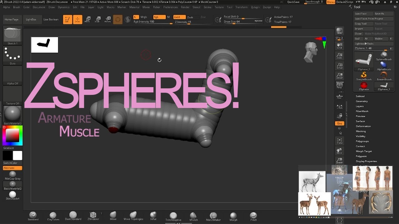 Zspheres - part 2 of the Centaur tutorial series