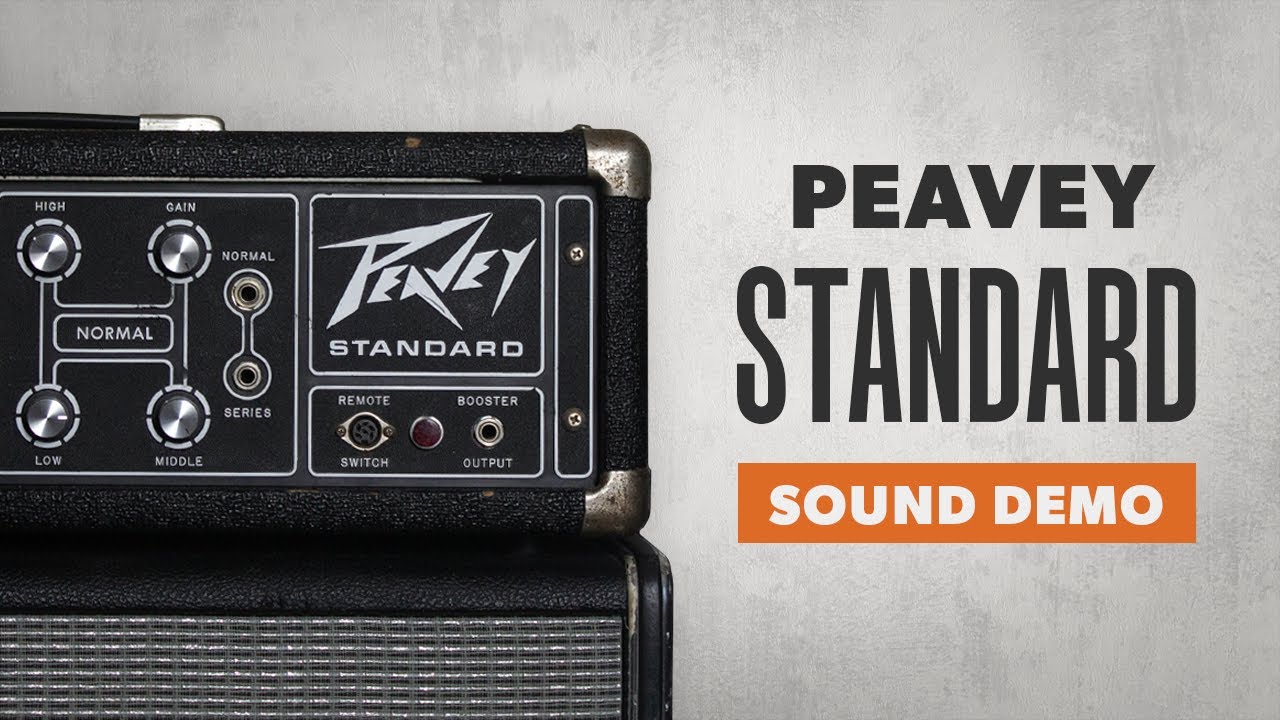1970s Peavey Standard 260H Master Volume Guitar Amp Sound Demo
