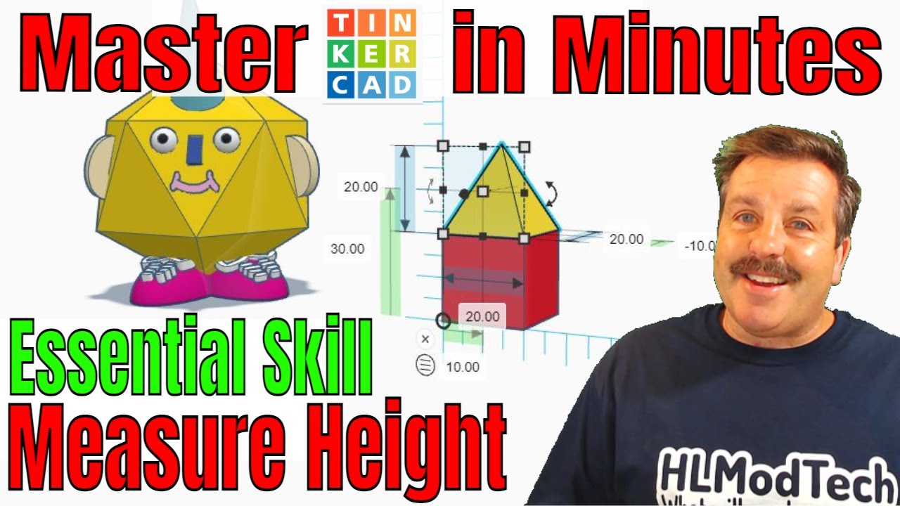 Измерение высоты в Tinkercad: освойте линейку Tinkercad за 3 минуты