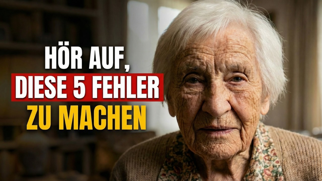 Ich bin 94 Jahre alt – Hör auf, diese 5 Dinge zu tun, bevor es zu spät ist