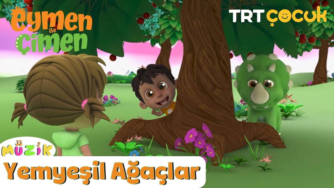 Eymen ile &Ccedil;imen | &Ccedil;ocuk Şarkıları | Yemyeşil Ağa&ccedil;lar