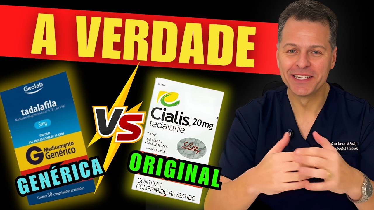 Tadalafila Original vs Genérica: Veja a REAL diferença!