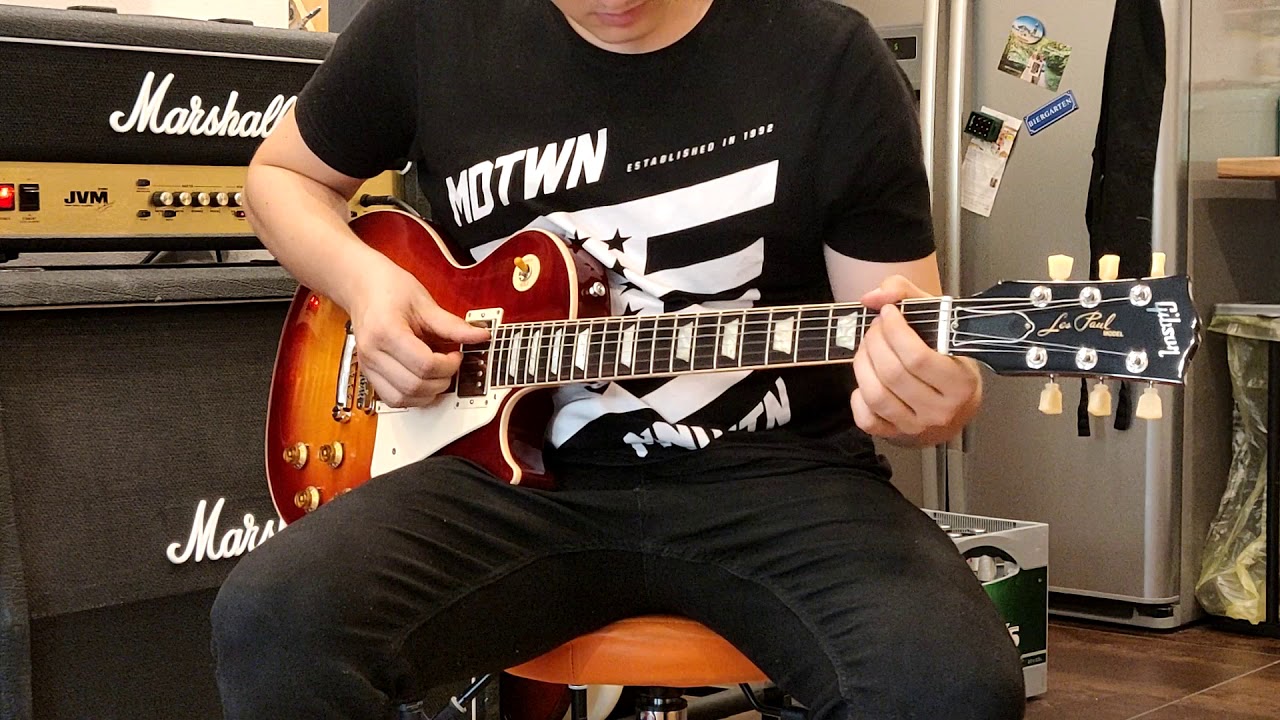 Gibson Les Paul Standard 50s Heritage Cherry Sunburst - Playtrough (no talking)
