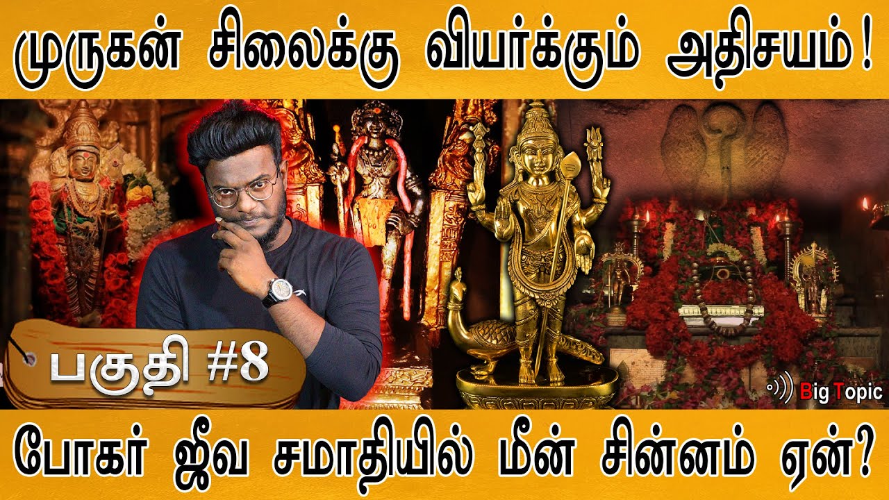 வியர்க்கும் முருகன் சிலை! | Documentary: Palani Navapashanam - Boghar - Pulipani | Murugar |🔴 PART 8