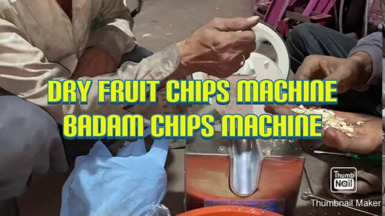 Dry fruit chips machine  , Badam chips machine📲☎️📞+91 93292 05352