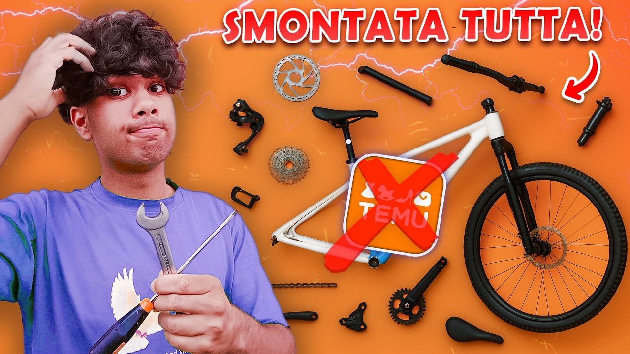 HO SMONTATO tutta la BICI di TEMU — Riparazione TOTALE!