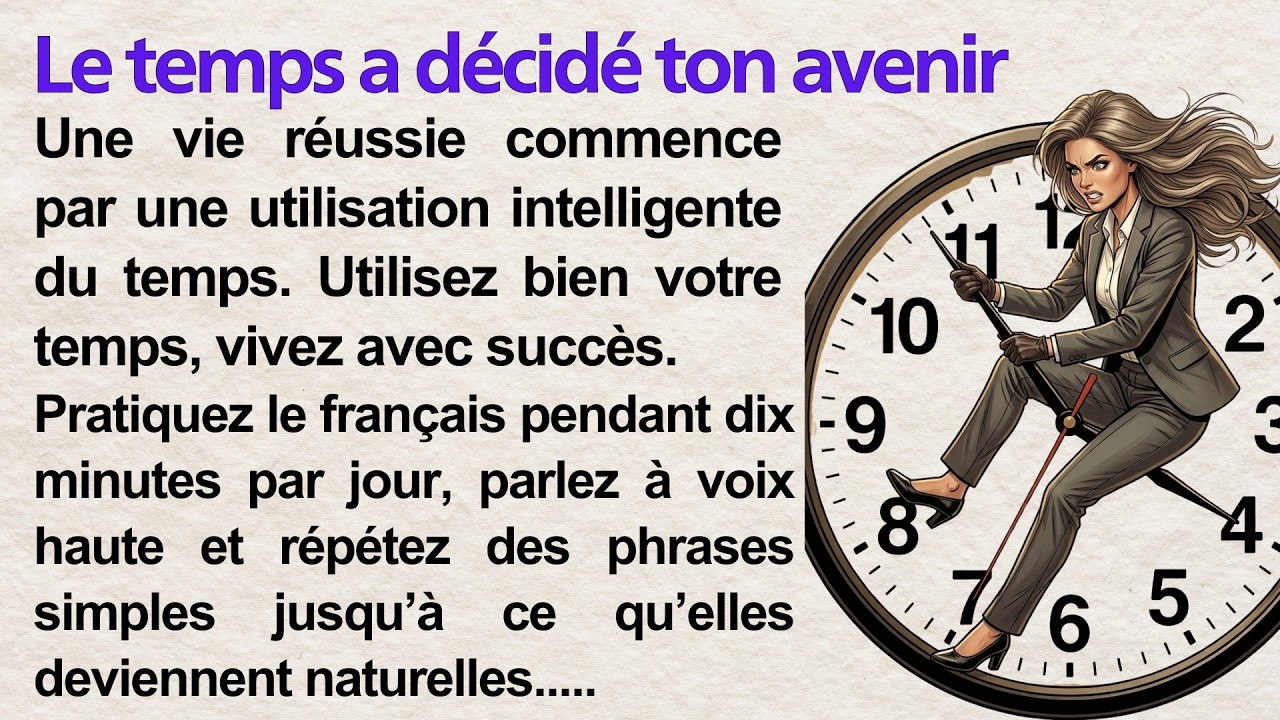 Spend Time Like This and Build Future | Learn French with Simple Story (A1–A2) | Frenchy Tales