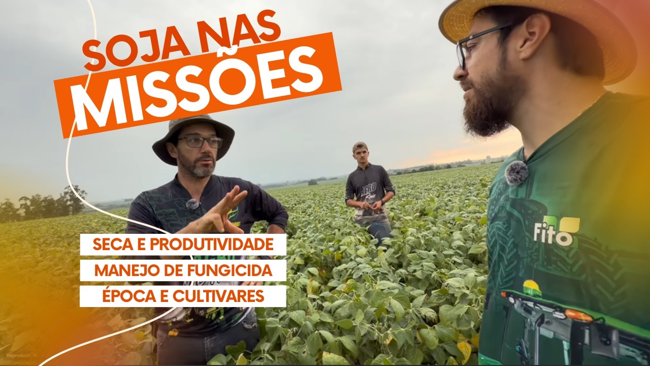 SOJA NAS MISSÕES - seca, fungicidas, cultivares, época de plantio e ferrugem da soja