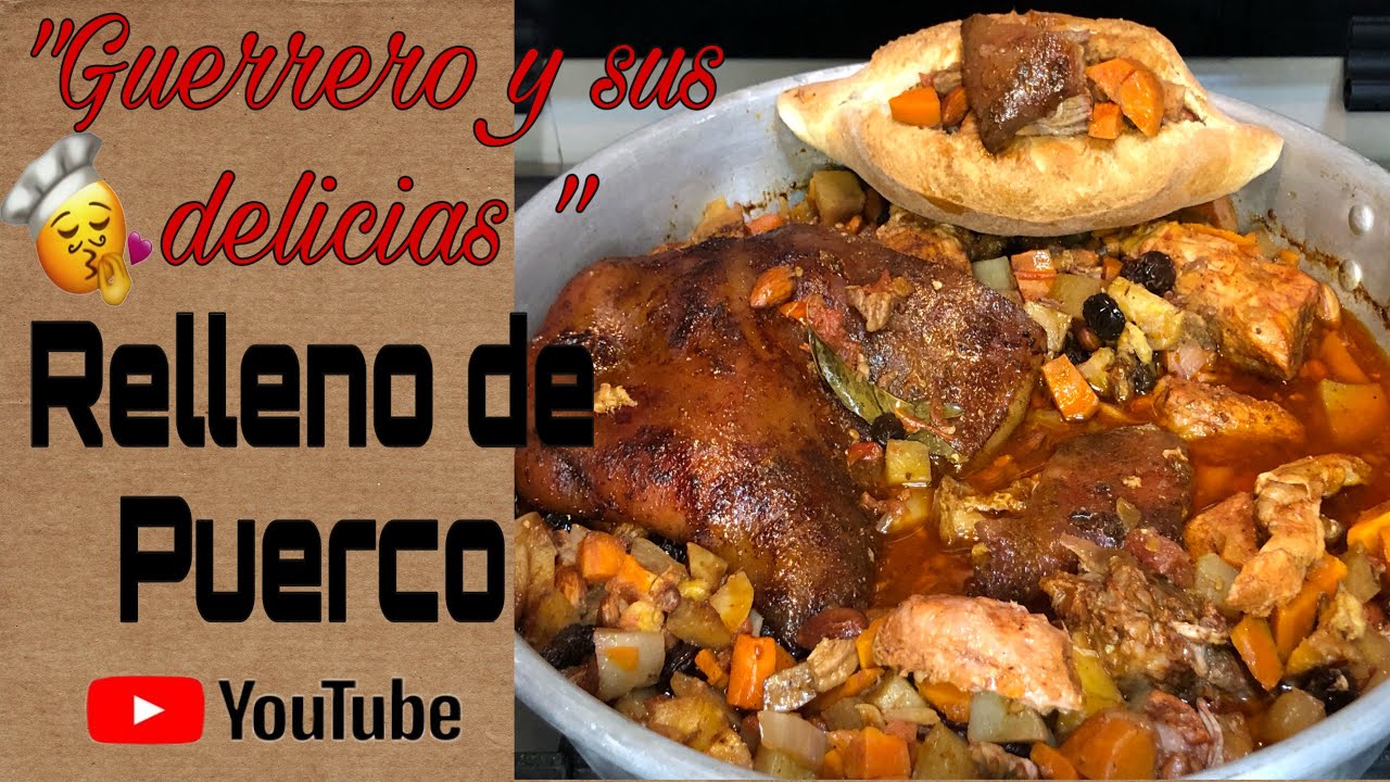 Relleno de puerco 🐷 receta 100% Comprobada