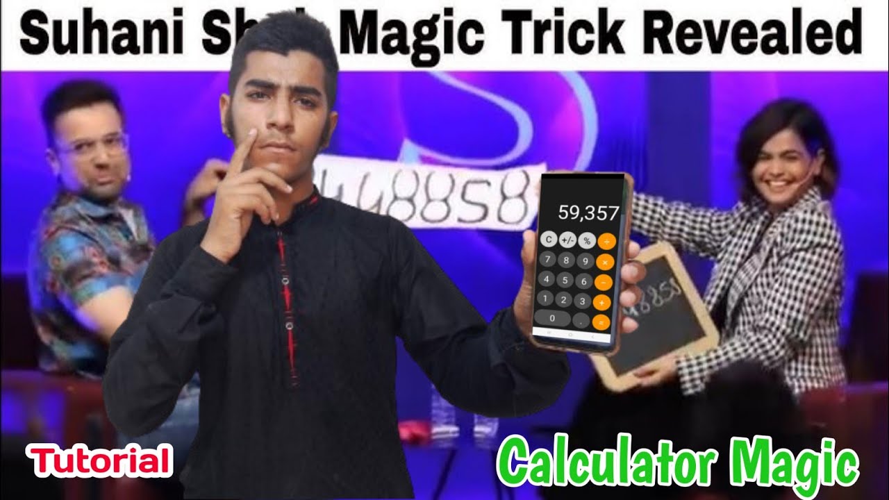 Suhani Shah Calculator Magic Tricks on Mobile 📲🪄🎩tutorial Best magic tricks