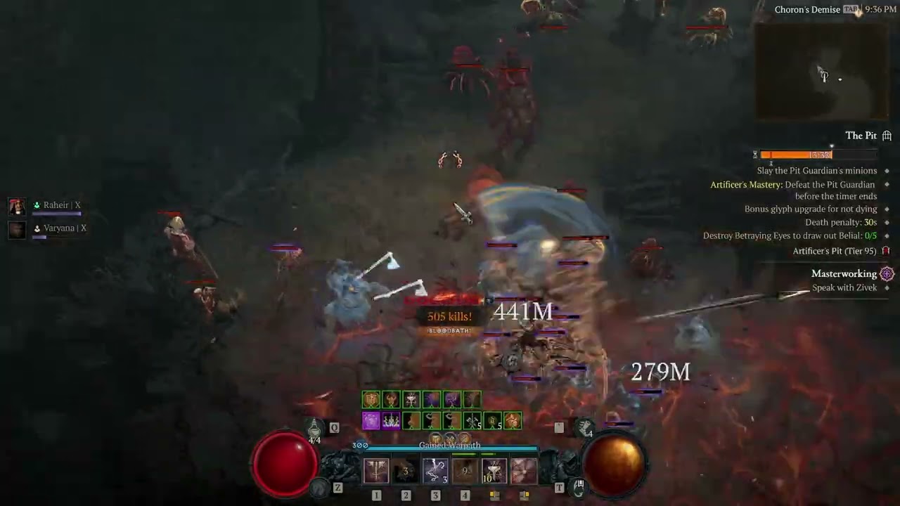 [D4 Season 12 PTR] Leapquake Barb (Walking Arsenal) - Pit Tier 95 Speedfarm