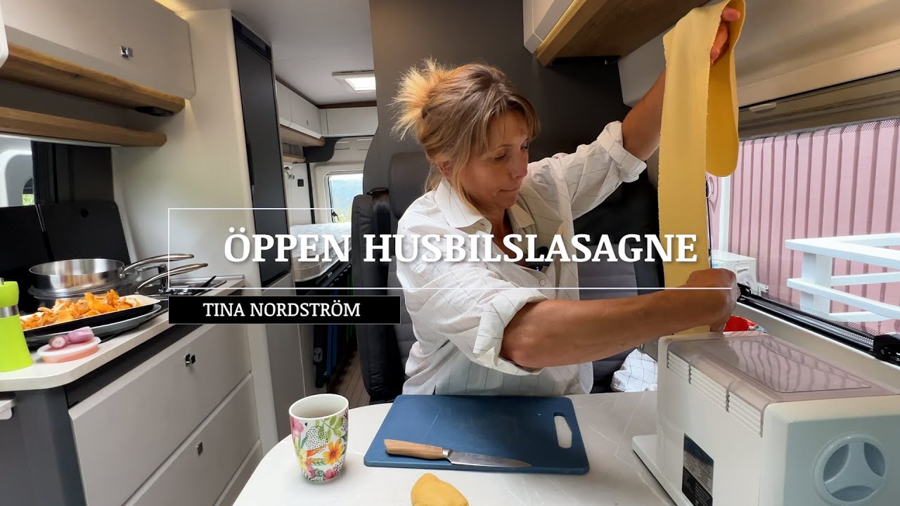 Öppen husbilslasagne