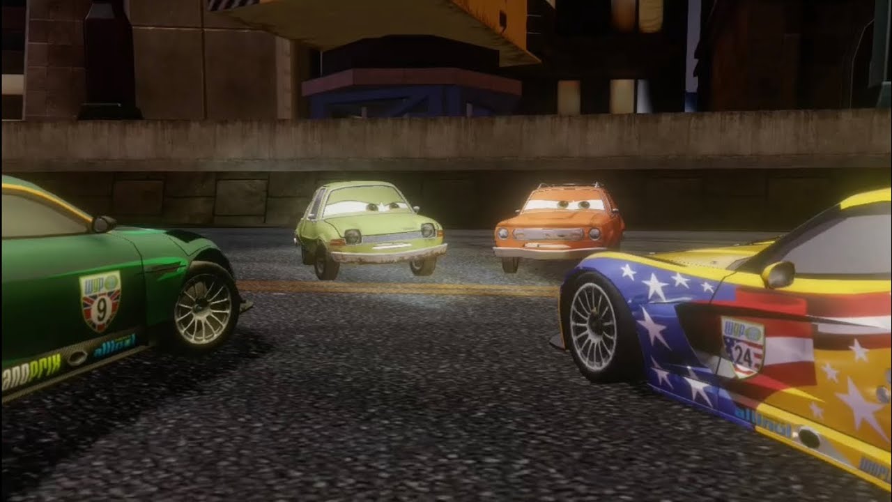 Cars 2 The Video Game #490 Jeff Gorvette And Nigel Gearlsey Vs The Bad Guys
