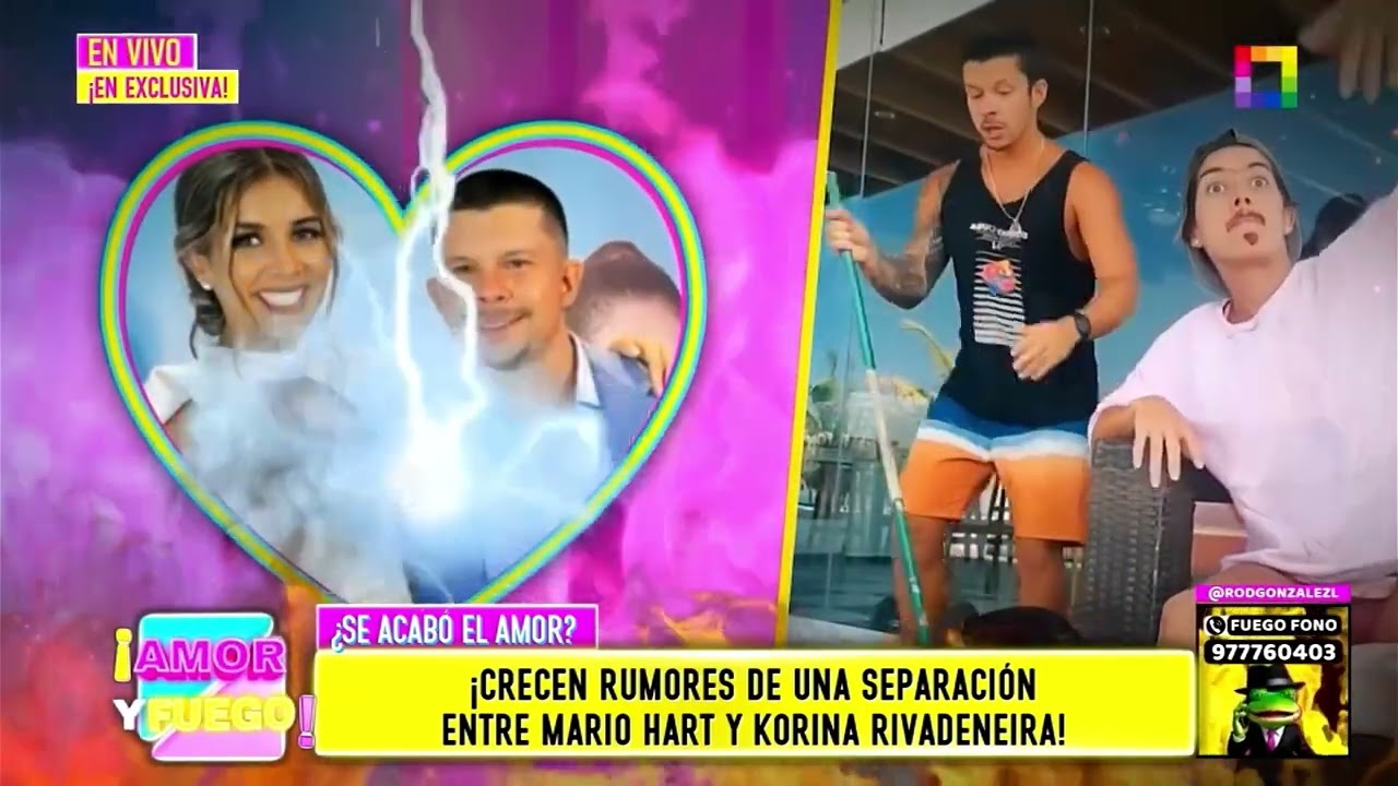 Amor y Fuego - MAR 11 - ¡CRECEN RUMORES DE UNA SEPARACIÓN ENTRE MARIO Y KORINA! | Willax