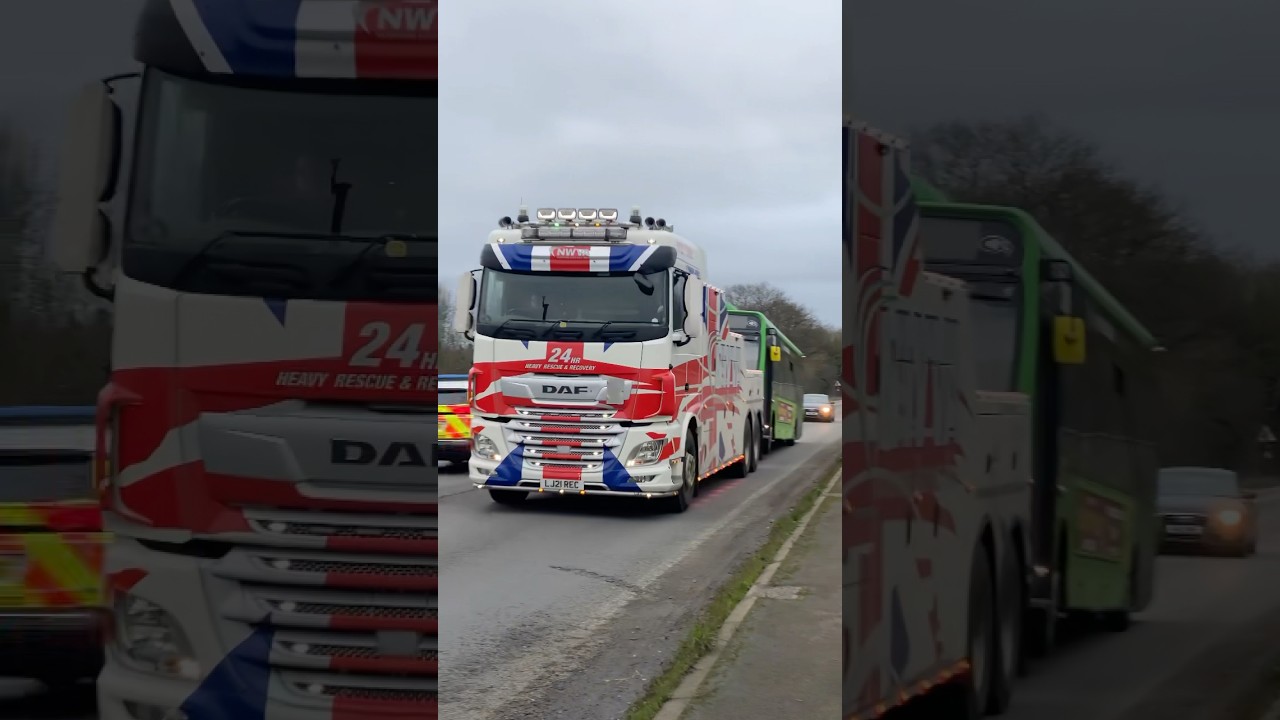 BRITISH WRECKER #truckspotting #daf #lorry #uk #hgv #shorts